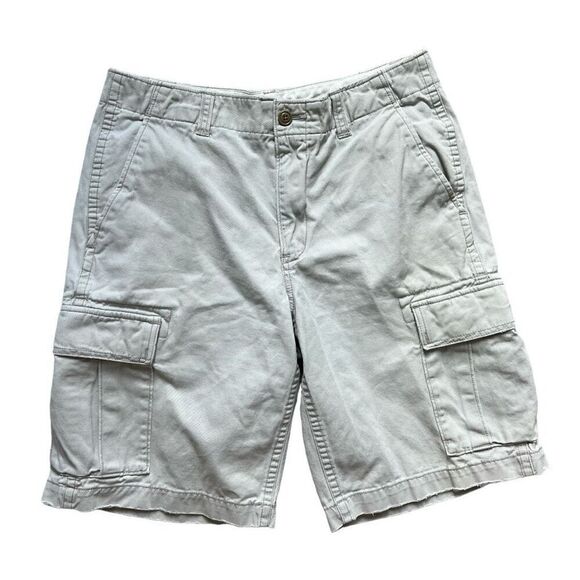 Eddie Bauer Other - Mens Eddie Bauer Khaki Legend Wash Cargo Utility Chino Shorts - Sz 33